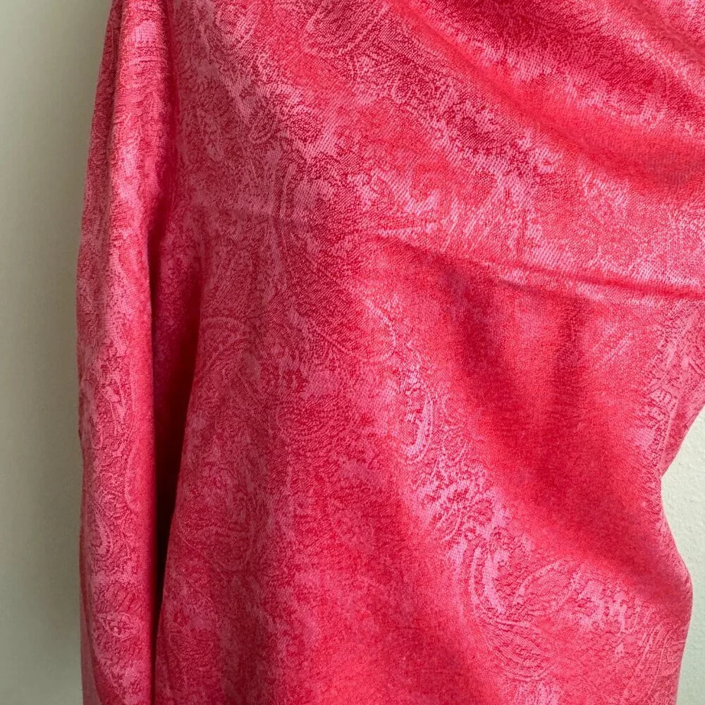 NWOT Pashmina Pink Scarf